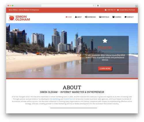WordPress theme Simon - simonjoldham.com
