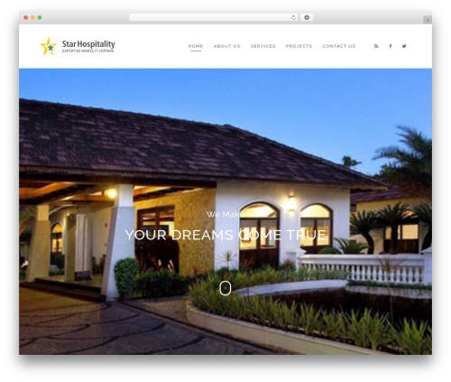WordPress theme Stag - starhospitality.in