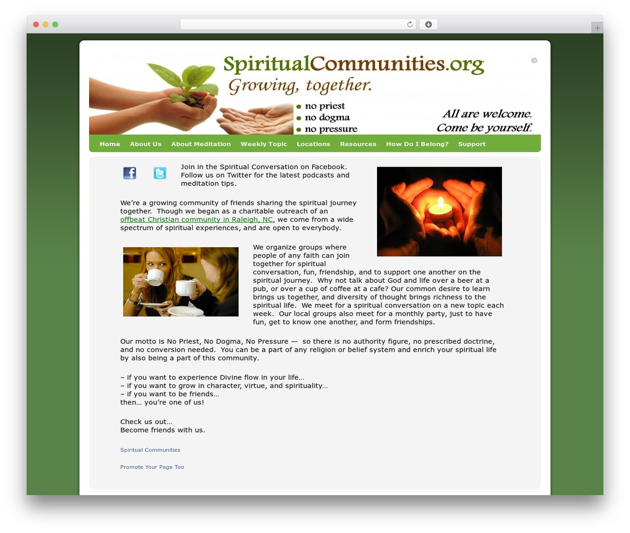 WordPress theme Weaver - spiritualcommunities.org WordPress theme Weaver - spiritualcommunities.org