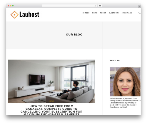 WordPress website theme Sheild - lauhost.com