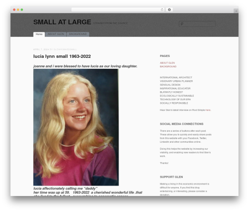 WP theme simpleX - smallatlarge.com