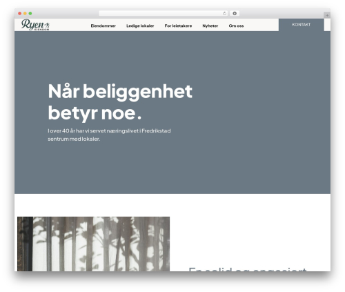 WP theme Hello Elementor - ryeneiendom.no