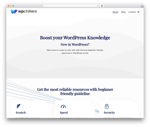 WPChillers WordPress website theme - wpchillers.com