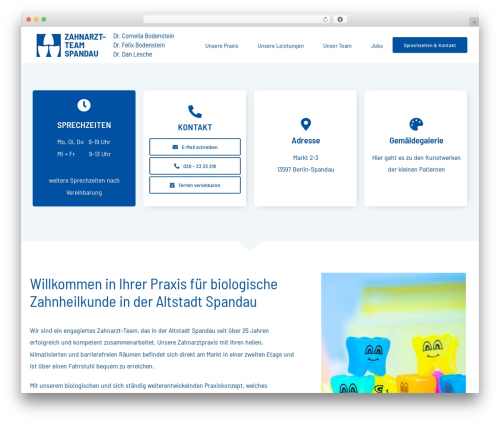 Dr. Flex (dr-flex) free WordPress plugin - zahnarztteam-spandau.de