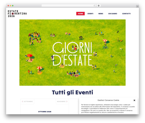booth WordPress theme - estatefiorentina.it