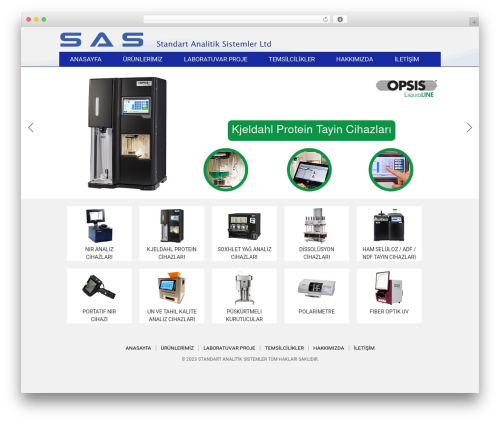 DTH WordPress theme - sasltd.com.tr