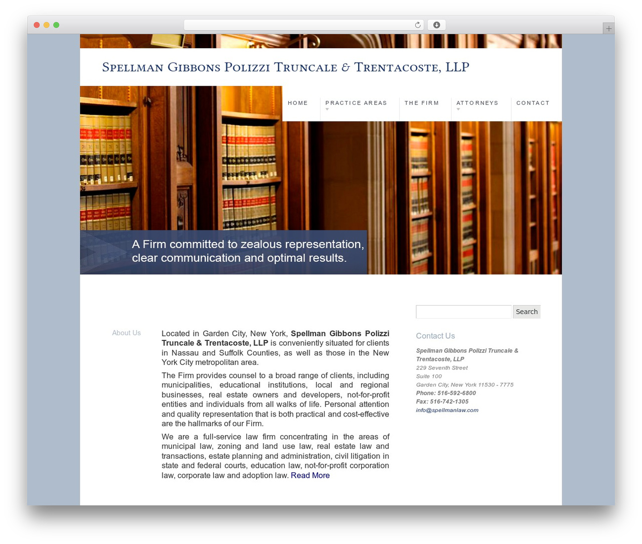 Firm theme WordPress - spellmanlaw.com