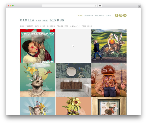 GridStack theme WordPress - saskiavanderlinden.nl