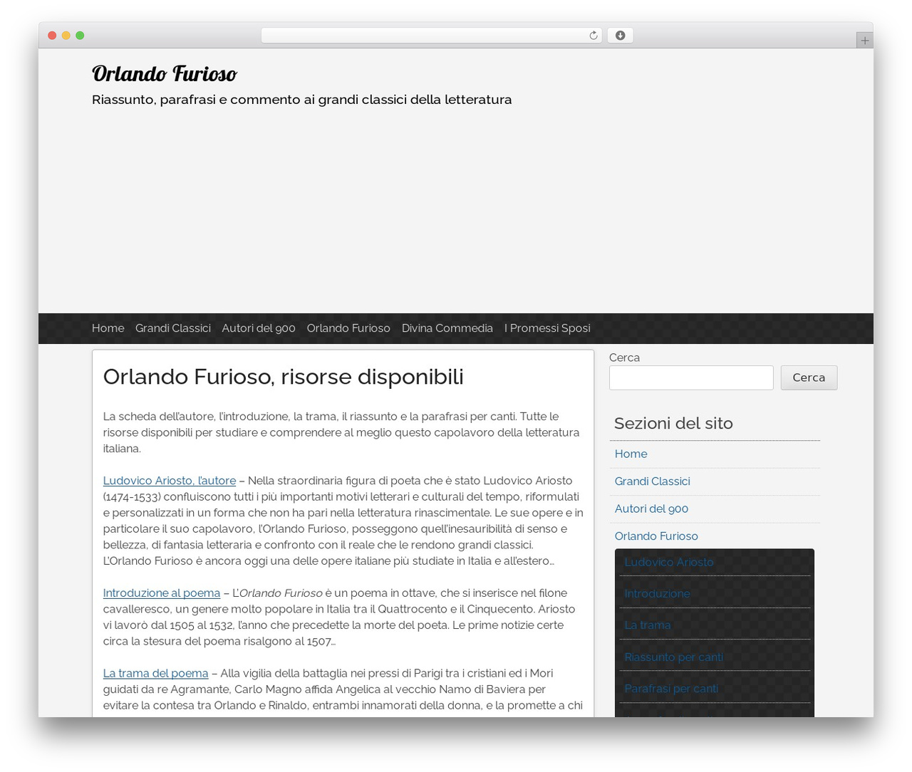 pacify theme WordPress - orlandofurioso.com pacify theme WordPress - orlandofurioso.com