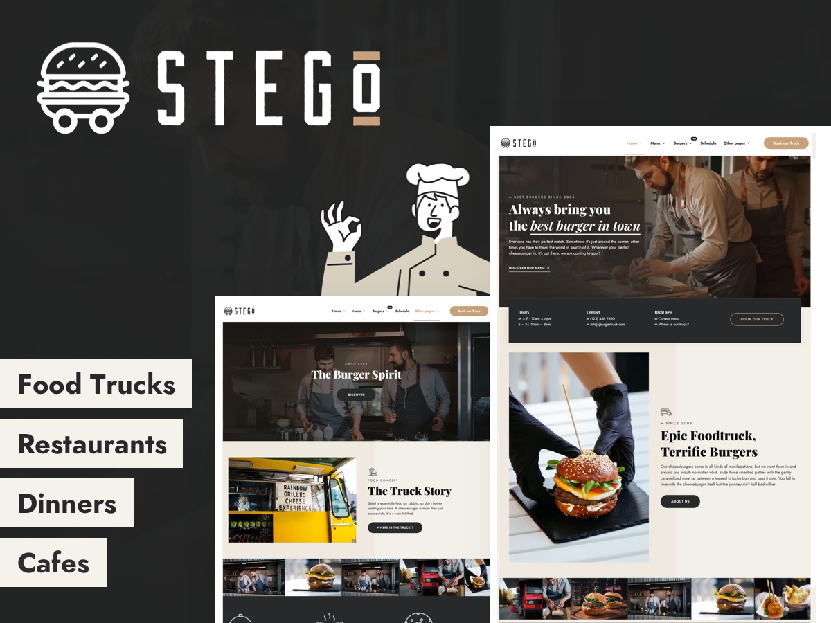 Stego best WordPress theme by Themosaurus