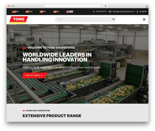 Tong Multisite WordPress theme - tongengineering.com