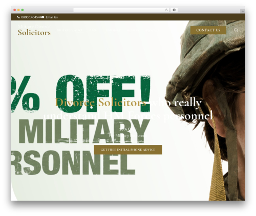 WordPress theme Hello Elementor - militarydivorce.co.uk