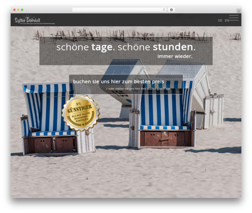 Hmenu WordPress plugin - sylter-domizil.de