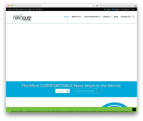 WordPress theme theCorps - nasopure.com
