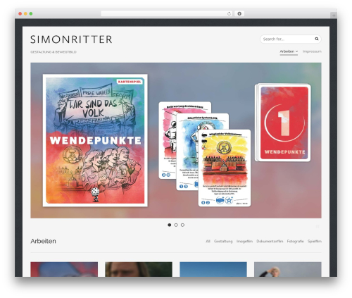 Workality Plus WP theme - simonritter.de