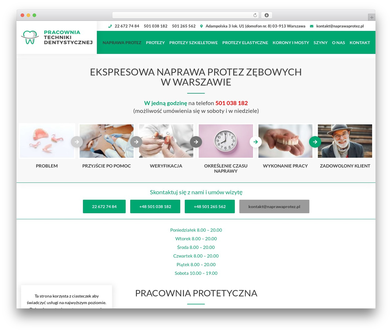 Best WordPress theme Visual Composer Starter - naprawaprotez.pl