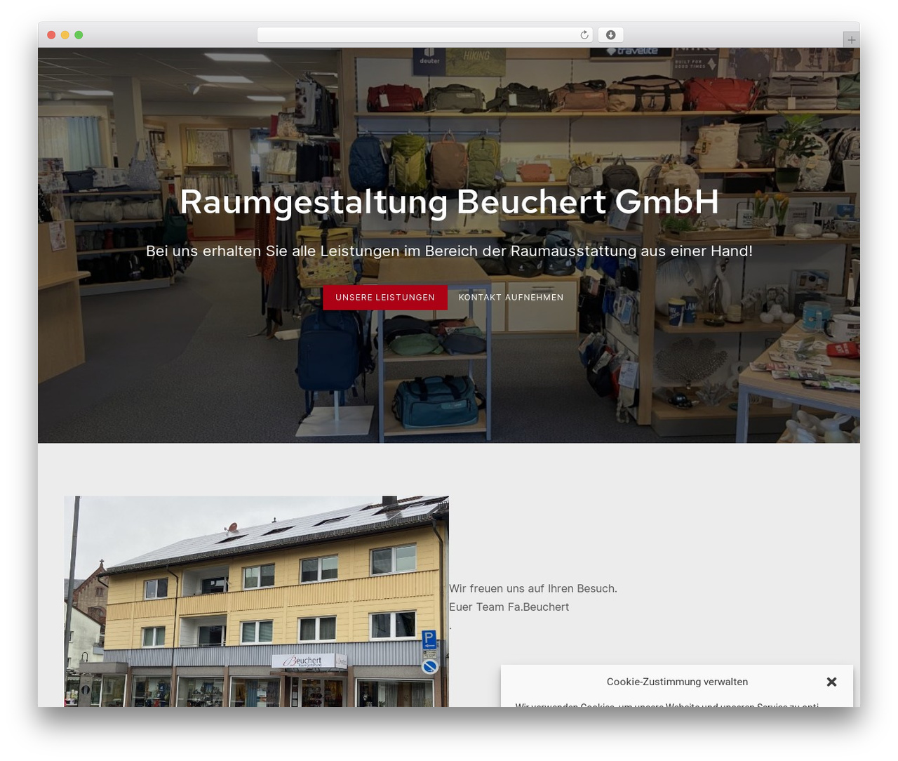 Constructor best WordPress theme - raumgestaltungbeuchert.com