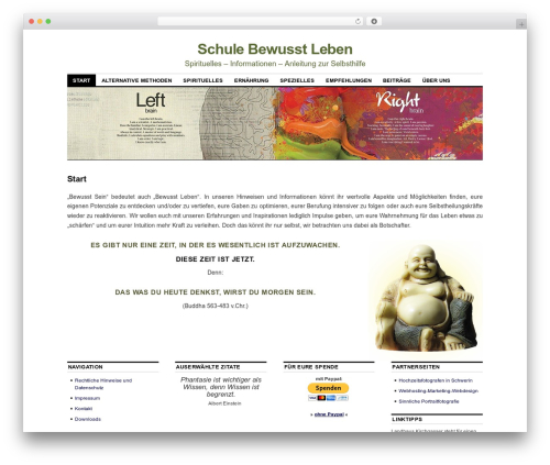 Coraline WordPress theme - schule-bewusst-leben.com