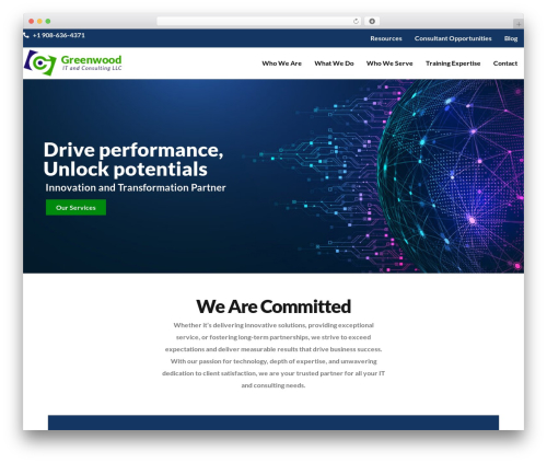 Teampress WordPress plugin - greenwoodconsults.com