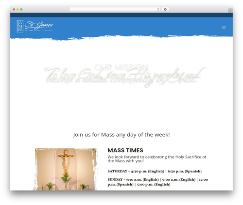 Divi WordPress theme - saint-james.net