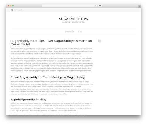 Grace - Minimal Theme WordPress theme - sugardaddymeet-tips.com