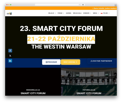 MANN WordPress website theme - smartcityforum.pl