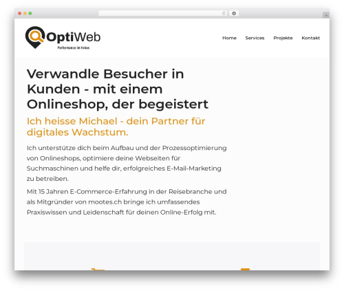 Modak WordPress theme - opti-web.ch