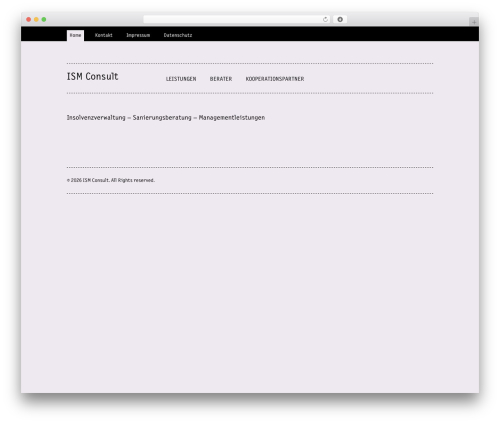 WordPress theme Divi - ism-dresden.de