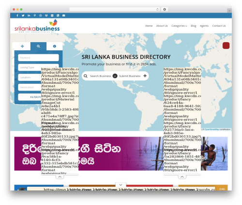 WordPress theme Pointfinder - srilankabusiness.net