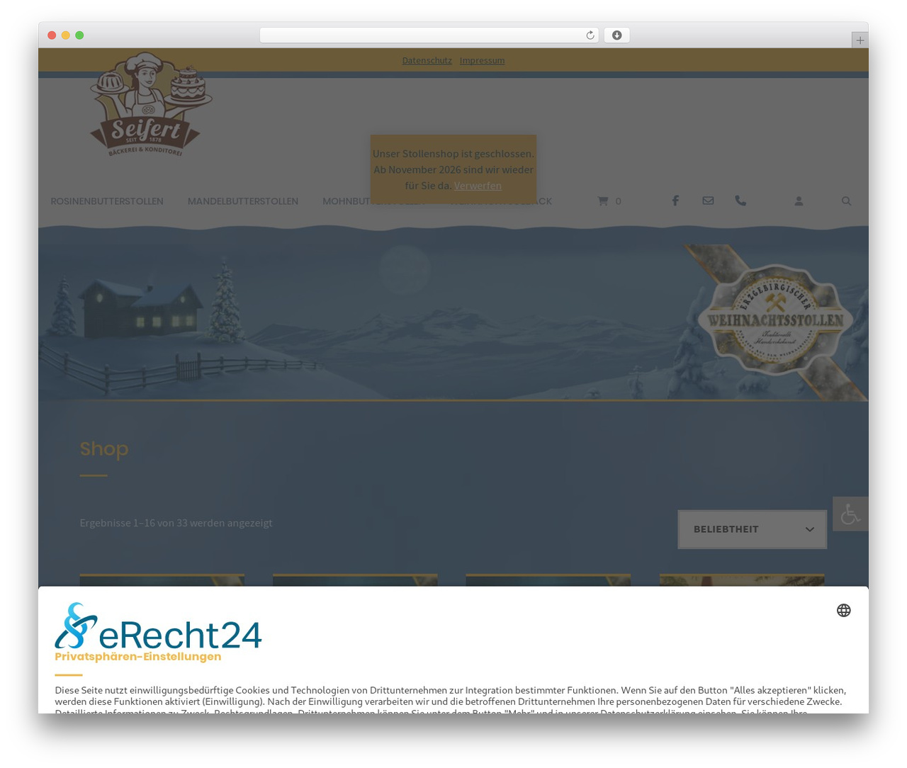 WordPress Theme Atomion theme WordPress - weihnachtsbaeckerei-seifert.de