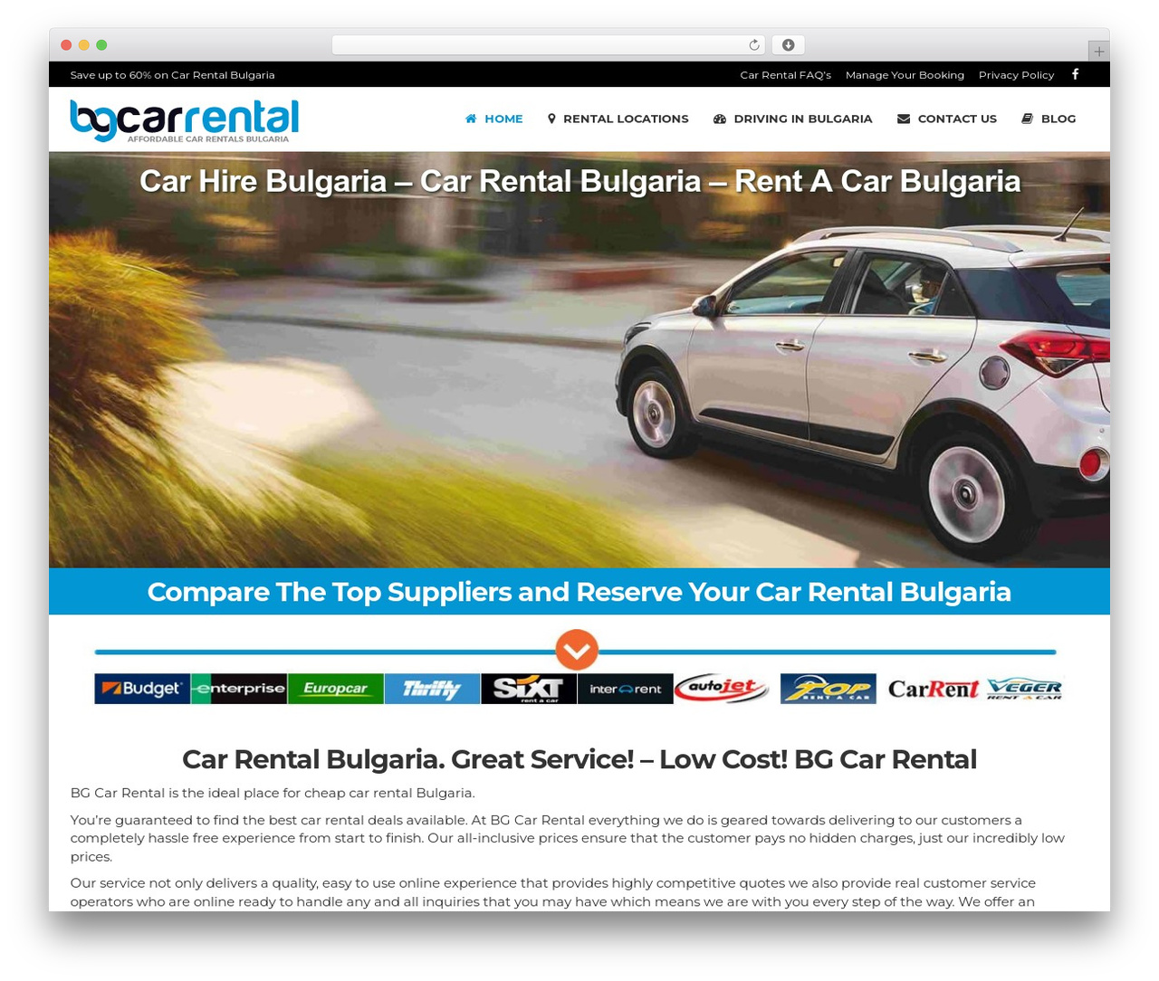 WordPress theme MX - bgcarrental.com