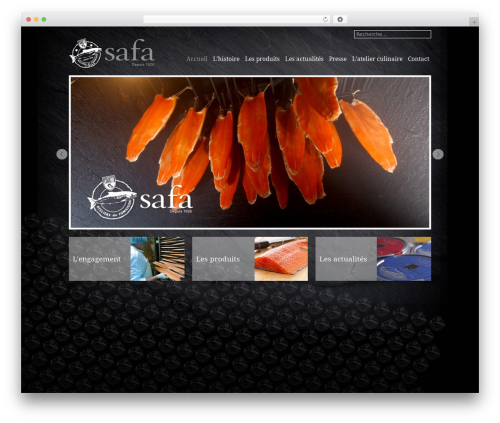 WordPress theme SAFA - safa.fr