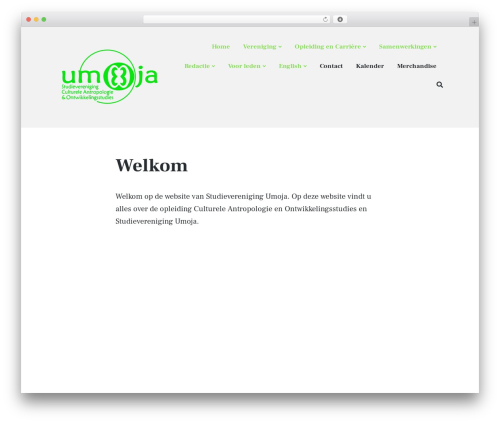 Atomic Blocks WordPress theme design - umoja.nu