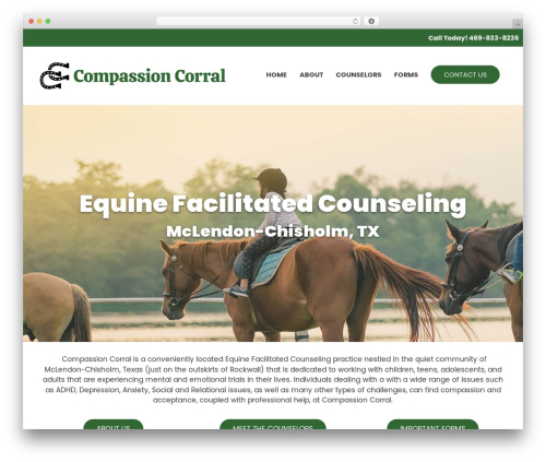 Compassion Corral theme WordPress - compassioncorral.com