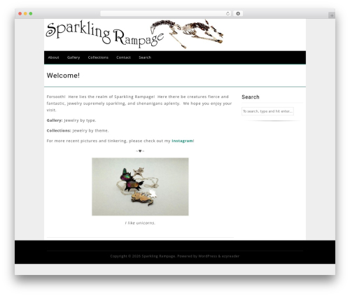 EzyReader WordPress theme design - sparklingrampage.com EzyReader WordPress theme design - sparklingrampage.com
