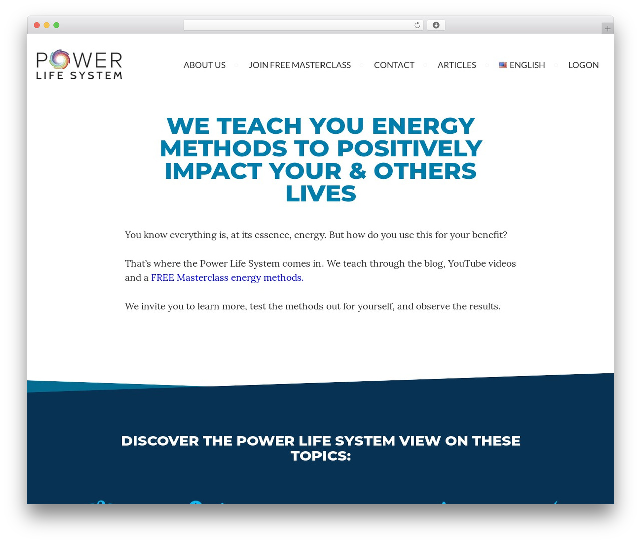 Ink WordPress theme - powerlifesystem.com