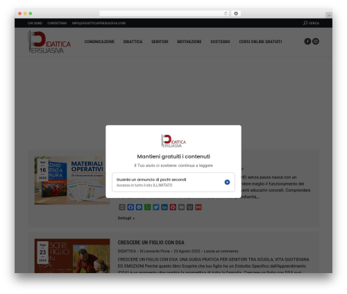 The7 Classic WordPress theme - didatticapersuasiva.com