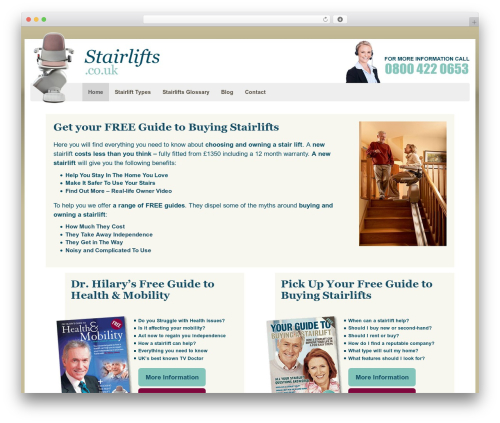 WordPress theme Bootstrap Child Theme - stairlifts.co.uk