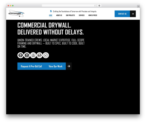 Builta core WordPress plugin - streamlinedrywall.com