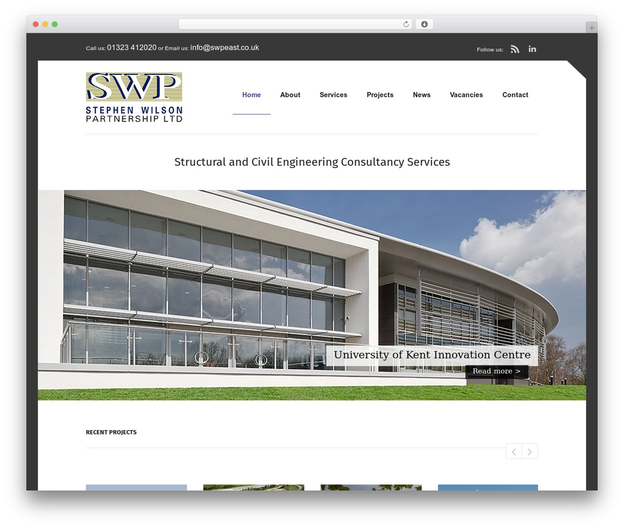Better WordPress theme - swpeast.co.uk