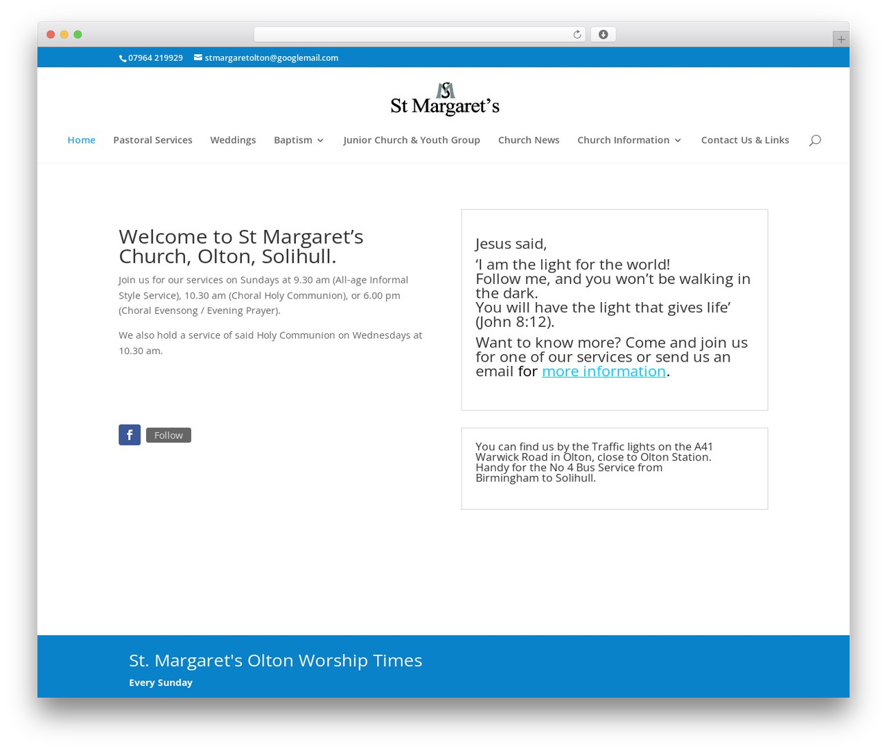 Divi WordPress theme - stmargarets.info