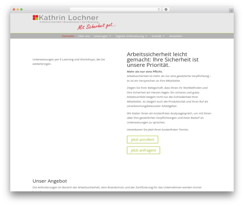 Divi WordPress theme - as-lochner.de