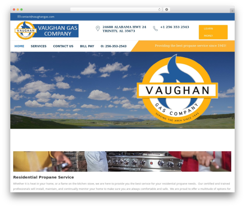 Factorypro WordPress theme - vaughangas.com