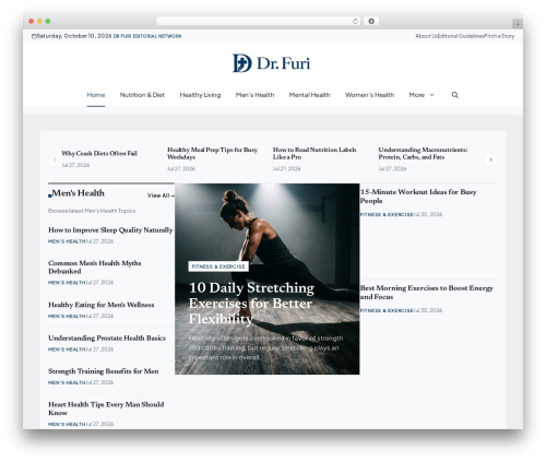 GeneratePress WordPress theme - drfuri.com