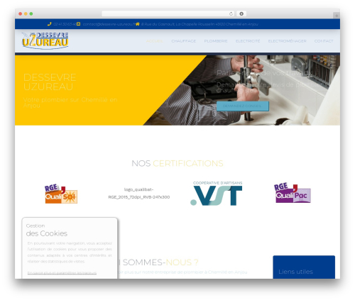 OceanWP WordPress theme - chauffage-electricite-chemille.fr