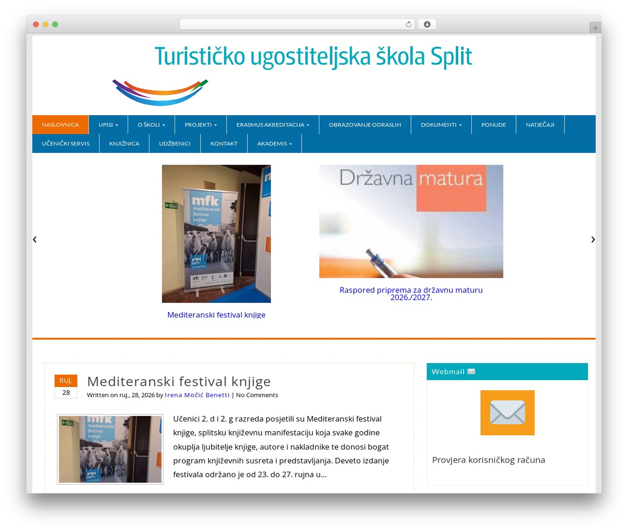 Profound WordPress theme - tus-st.hr