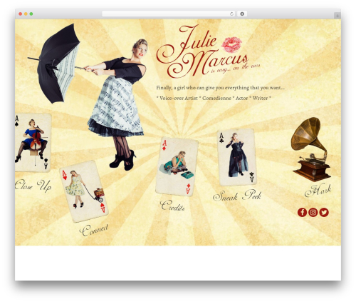 Studio98 Custom Theme WordPress theme - juliemarcus.com