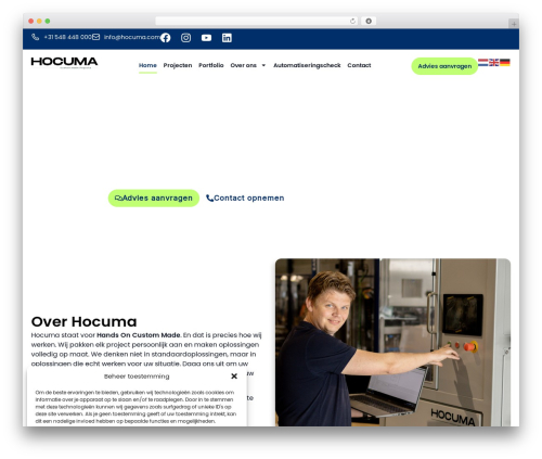 Theme WordPress Hello Elementor - hocuma.com