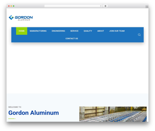 Theme WordPress Trendustry - gordonaluminum.com