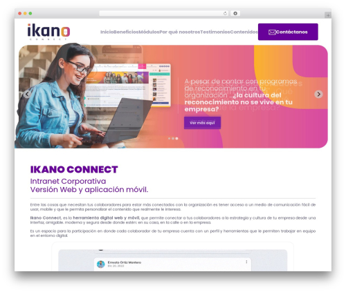 Vectorial Theme theme WordPress - ikanoconnect.com